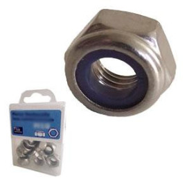 Porca Nyloc inox AISI 304 M8 (20un)