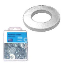 Anilha chapa zincada M10 (100un)