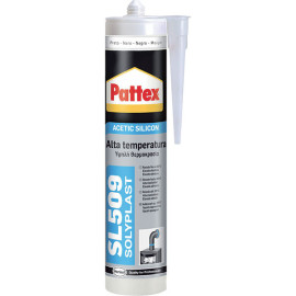 Silicone SL509 alta temperatura preto, Pattex