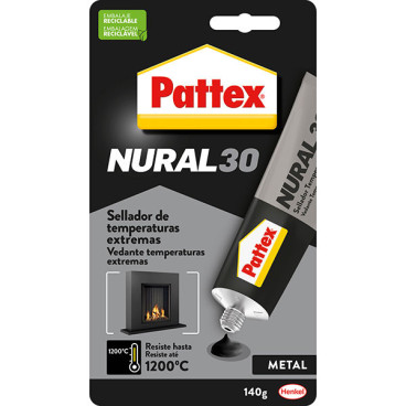 Pattex Nural 30 - vedante alta temperatura 1000ºC (140g)