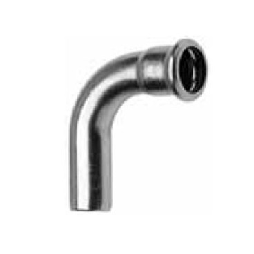 Curva 90º macho-fêmea 76 mm inox AISI 316L de cravar Inoxpres