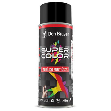 Spray acrílico preto opaco 400 ml, Tectane