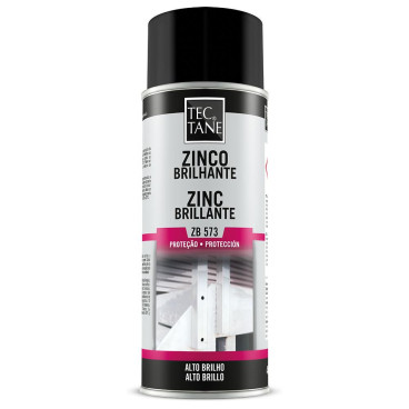 Spray zinco brilhante 400 ml, Tectane