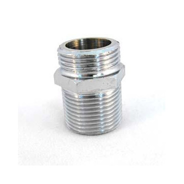 Casquilho 1/2'' x 1/2'' Cavilha 25 mm cromado