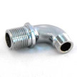 Joelho macho-macho 1/2'' x 3/8'' cromado