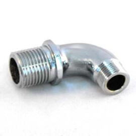 Joelho macho-macho 1/2'' x 3/8'' cromado