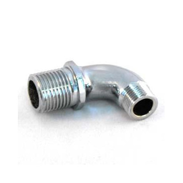 Joelho macho-macho 1/2'' x 3/8'' cromado