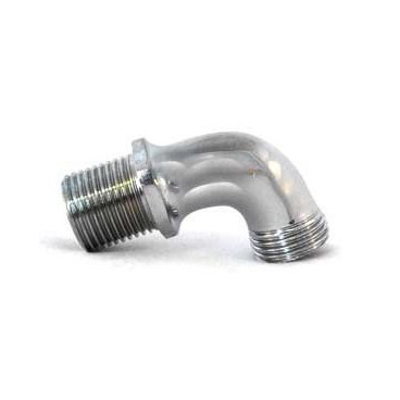 Joelho macho-macho 1/2'' x 1/2'' cromado