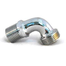 Joelho macho-macho 1/2'' x 3/4'' cromado