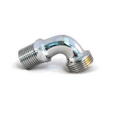 Joelho macho-macho 1/2'' x 3/4'' cromado