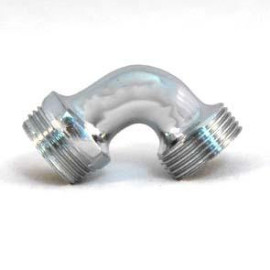 Joelho macho-macho 3/4'' x 3/4'' cromado