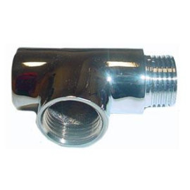 Tê de 1/2'' macho-fêmea-fêmea cromado