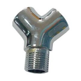 Y cromado 1/2'' fêmea-macho-fêmea