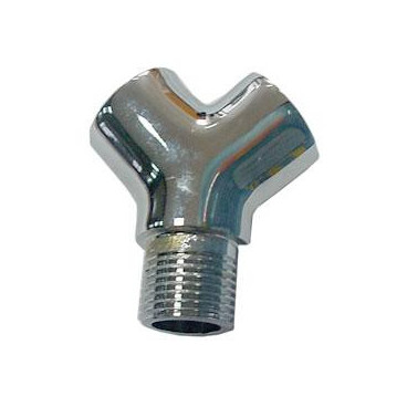 Y cromado 1/2'' fêmea-macho-fêmea