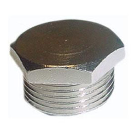 Tampão 3/4'' macho niquelado