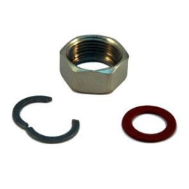 Porca niquelada, freio e anilha 1/2'' Hydraflex