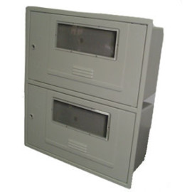 Caixa dupla para contador de água 60 x 65 x 20 cm