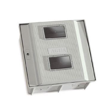 Caixa com visor para contador de água 535 x 535 x 237 mm, 12CCA2V