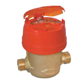 Contador de água quente Aquadis 3/4'' 15 mm, temperatura máxima 90ºC, Itron AQP15110WQBR160