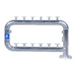 Bateria 2'' galvanizada 2 filas - 4 contadores