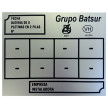 Placa de classificação 2 filas - 8 contadores