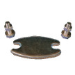 Flange cega zincada para bateria contador