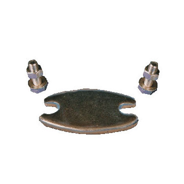 Flange cega zincada para bateria contador