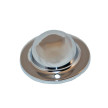 Tampa para torneira olho-de-boi 1/2'' latão cromado