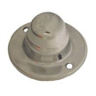 Tampa alta para olho-de-boi 1/2'' latão cromado