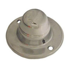 Tampa alta para olho-de-boi 1/2'' latão cromado