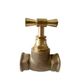 Torneira de passagem latão 3/4'' com travessão