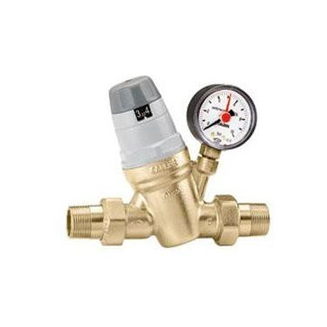 Redutora de pressão 3/4'' com indicador de pré-regulação e manómetro, Caleffi 535051