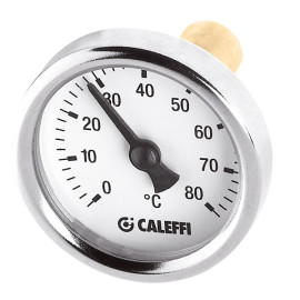 Termómetro 0-80ºC axial 1/4'' 688002 Caleffi