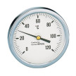 Termómetro axial D60 mm, 0-120º C, 1/2'', sonda 45 mm, Caleffi 688001