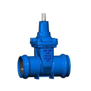 Válvula cunha elástica DN100 para PVC de 110 mm Nexus