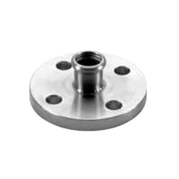 União flangeada 18 mm inox AISI 316L de cravar Inoxpres