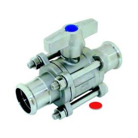 Válvula de esfera 3 peças 18 mm AISI Inoxpres