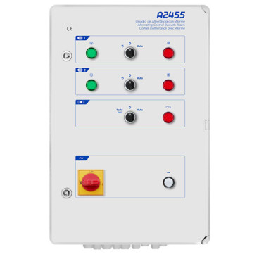 Quadro de Alternância com alarme para 2 bombas 3x400V (2,5-4,0A)