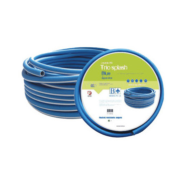 Mangueira azul anti-vinco 15 mm com 50 m uso potável, até 9 bar