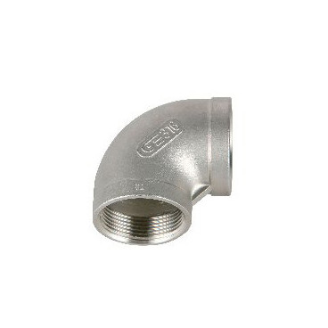 Joelho fêmea-fêmea de 1/2'' inox AISI 316